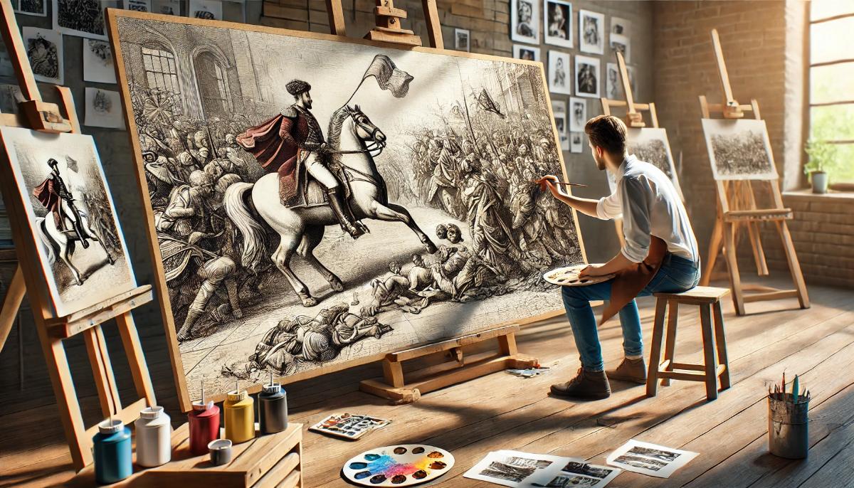 Experience the art of human creativity with historical paintings brought to life by skilled artists.